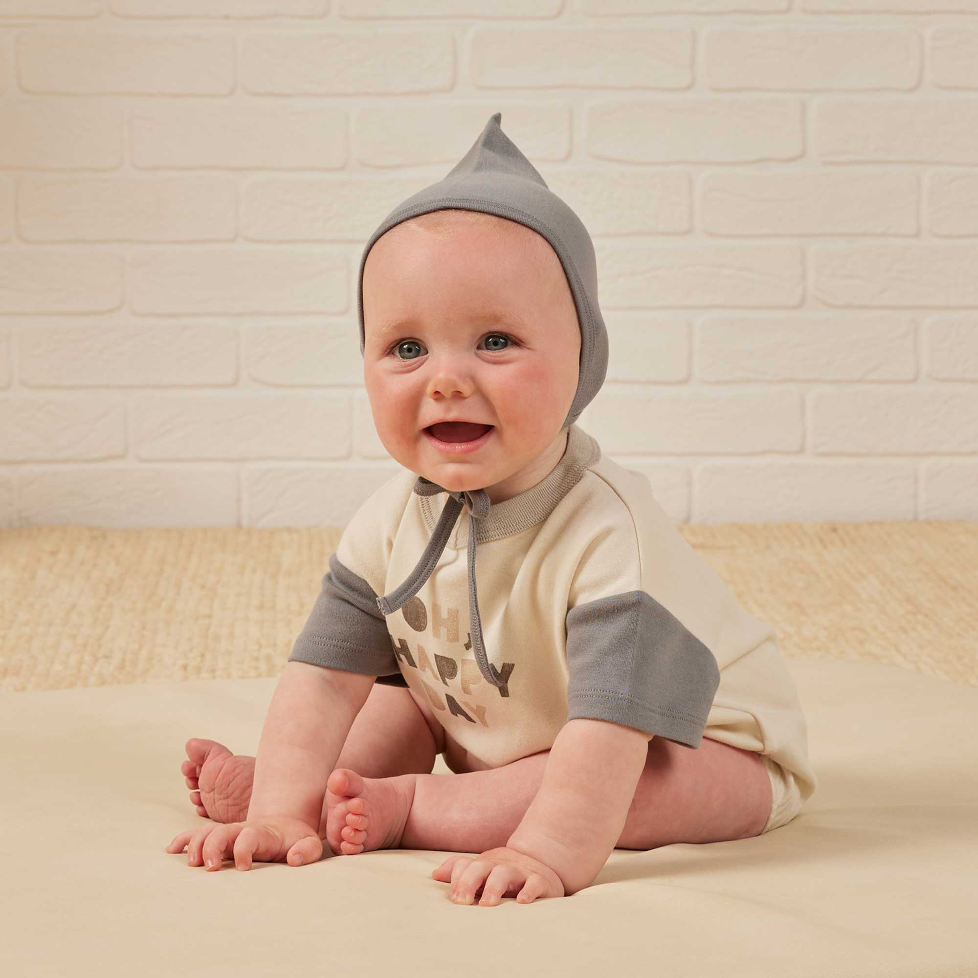 Quincy Mae Organic Relaxed Bubble Romper | Oh, Happy Day