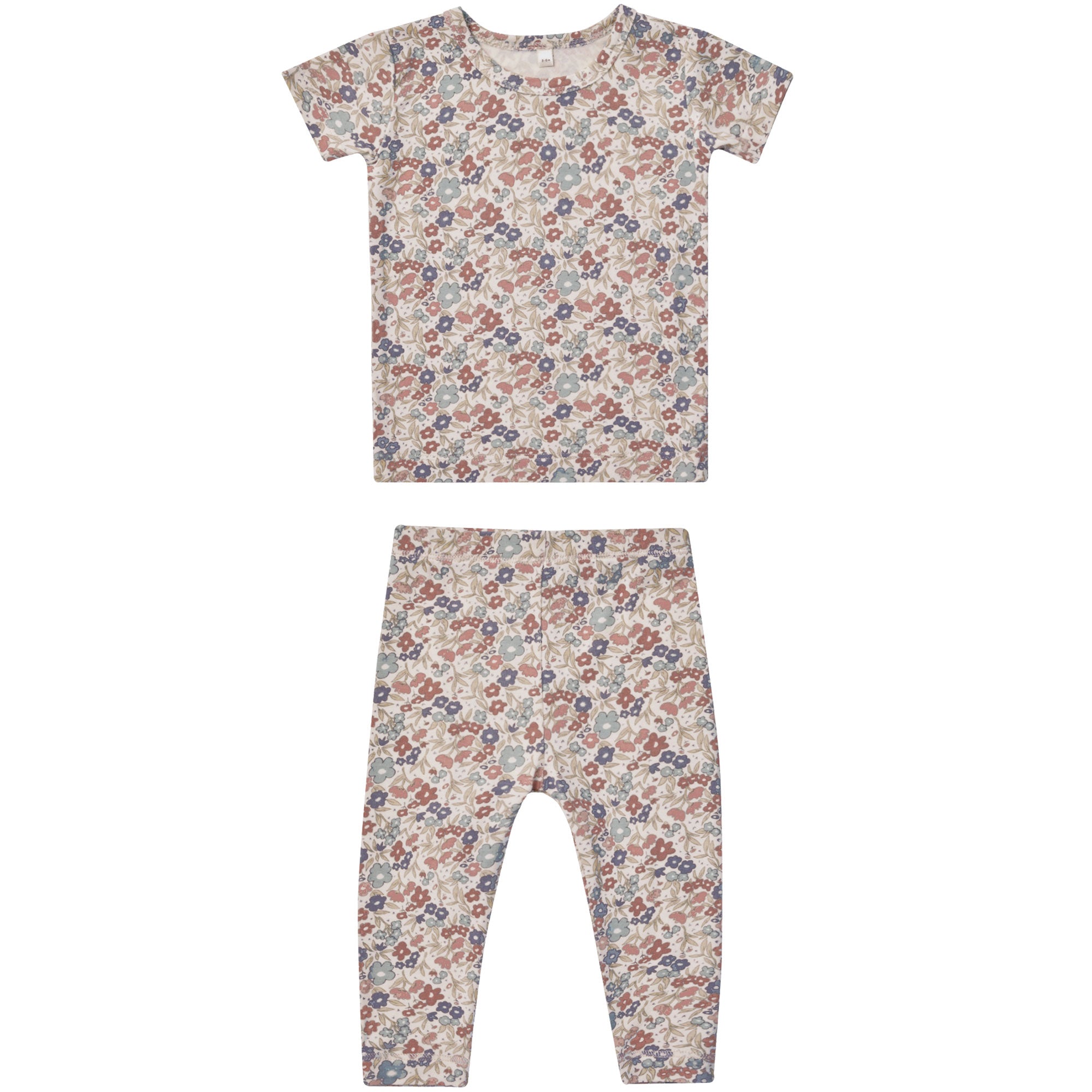 Quincy Mae Bamboo Short Sleeve Pajama Set | Bloom