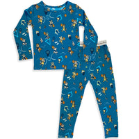 Bellabu Bear Bamboo Kids Pajamas - Basket Pups