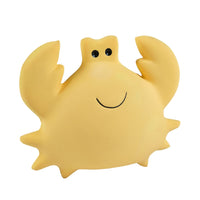 Tikiri Toys Natural Rubber Teether, Rattle & Bath Toy - Crab
