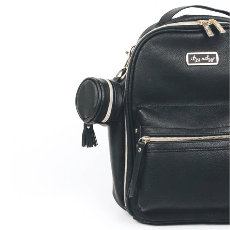Itzy Ritzy Diaper Bag Charm Pod Pacifier Holder - Black