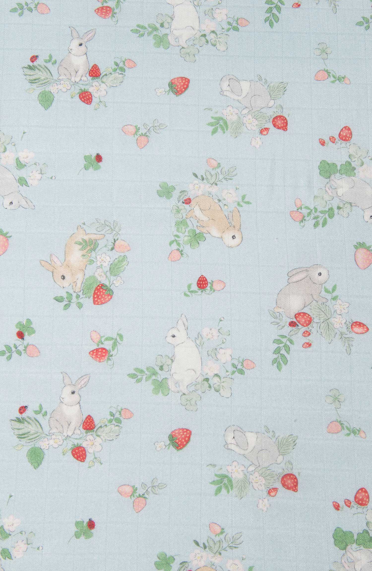 Loulou Lollipop Bamboo Muslin Swaddle Blanket - Some Bunny Love You