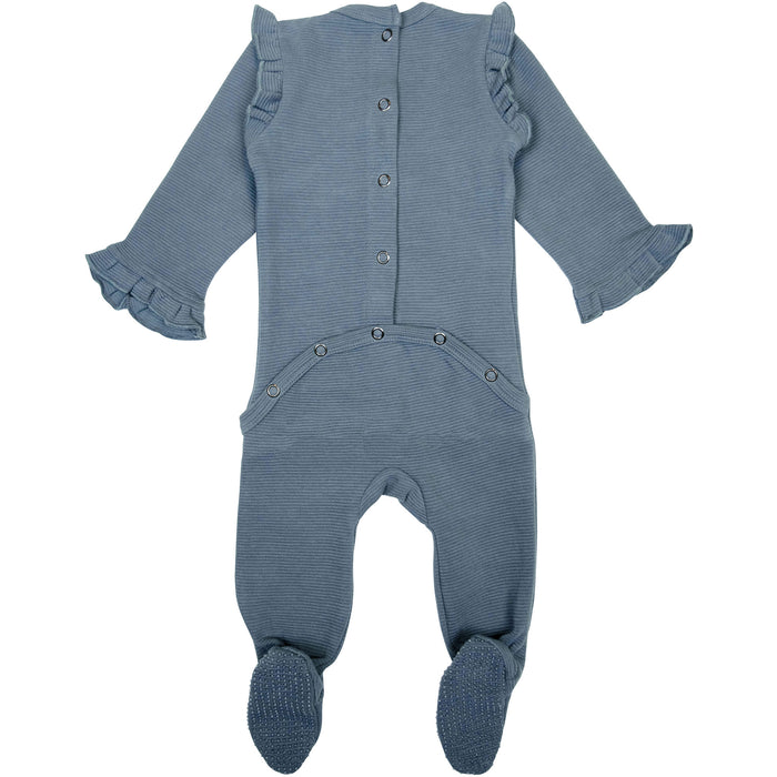 L'ovedbaby Organic Corduroy Wrap Baby Footie - Moonstone