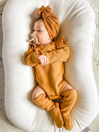L'ovedbaby Organic Corduroy Bootie - Butterscotch