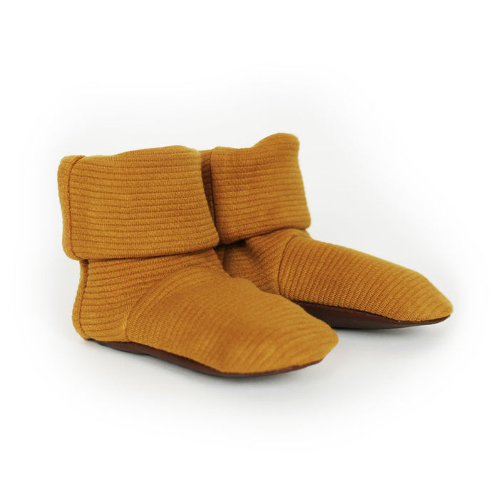 L'ovedbaby Organic Corduroy Bootie - Butterscotch