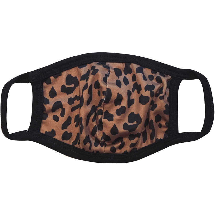 Kids Cotton Face Mask with Filter Pocket - Cheetah (2-7Y)