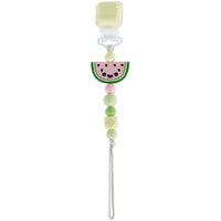 Loulou Lollipop Silicone Darling Pacifier Clip Watermelon