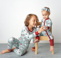Emerson and Friends Holiday Christmas Bamboo Pajama Set - Snowpeople
