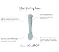 Loulou Lollipop Silicone Infant Feeding Spoon - Elephant