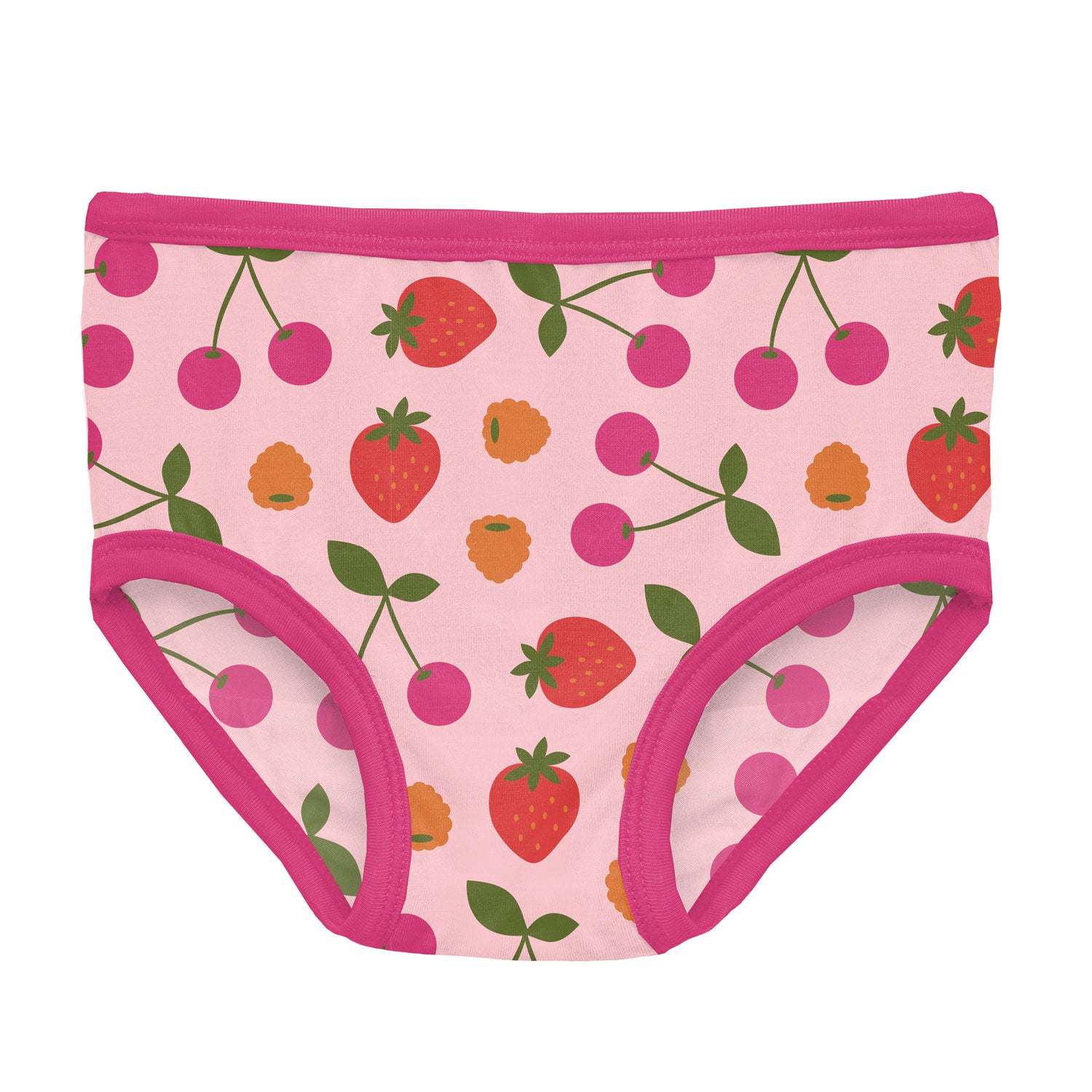 Kickee Pants Bamboo Girls Underwear - Lotus Berries