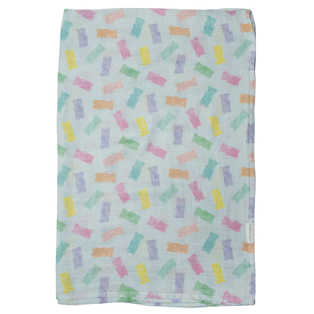 Loulou Lollipop Bamboo Muslin Swaddle Blanket - Gummy Bear