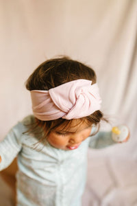 Loulou Lollipop Knotted Headband - Sepia Rose