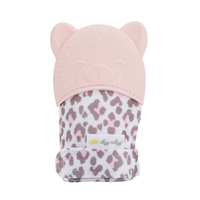 Itzy Ritzy Silicone Teething Mitts Leopard