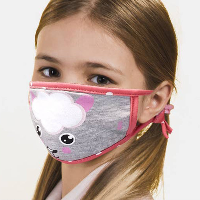 Kids Reusable Face Mask - Pink (5-8Y)
