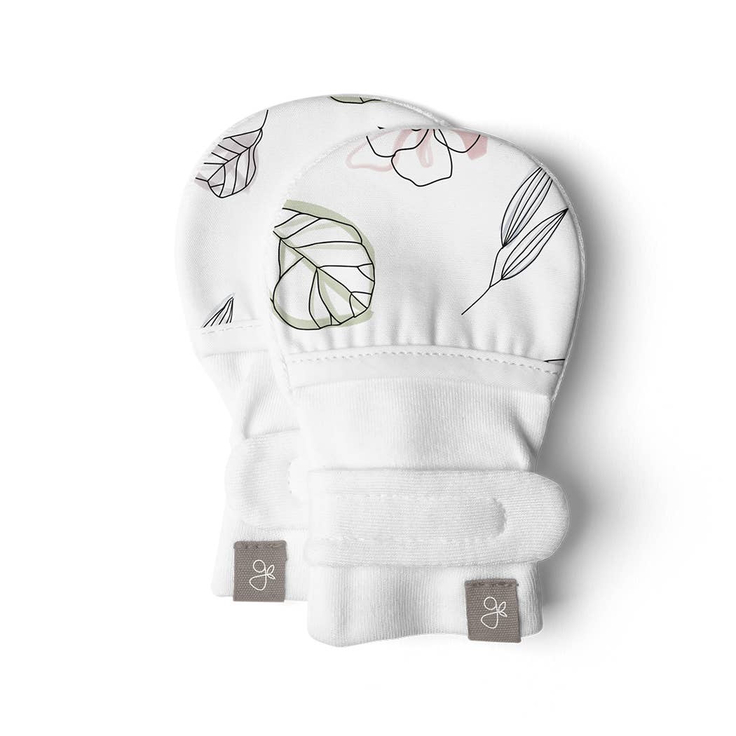 Goumikids Stay On Baby Mittens Abstract Floral