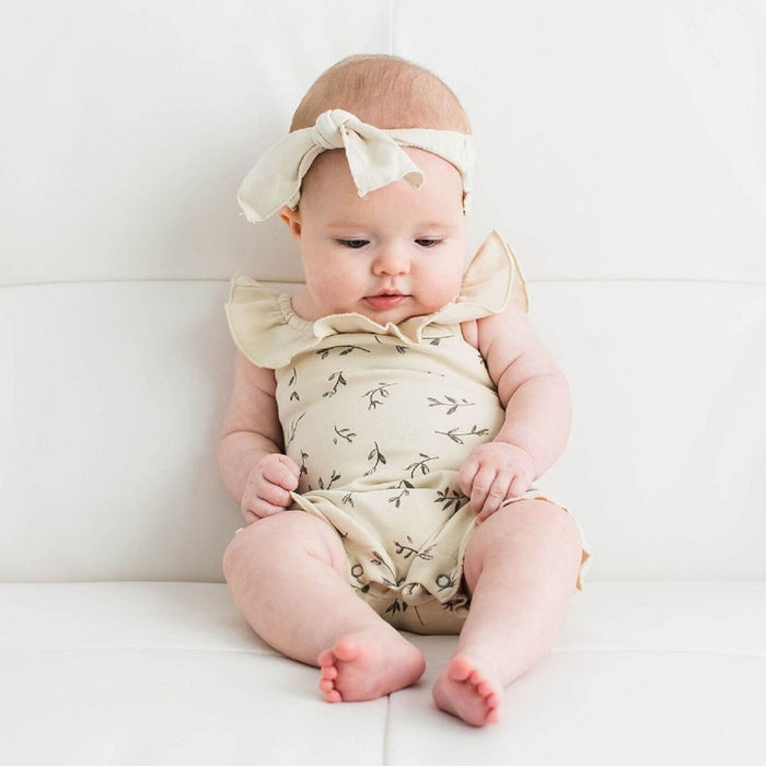 L'ovedbaby Organic Bubble Romper - Stone Flower