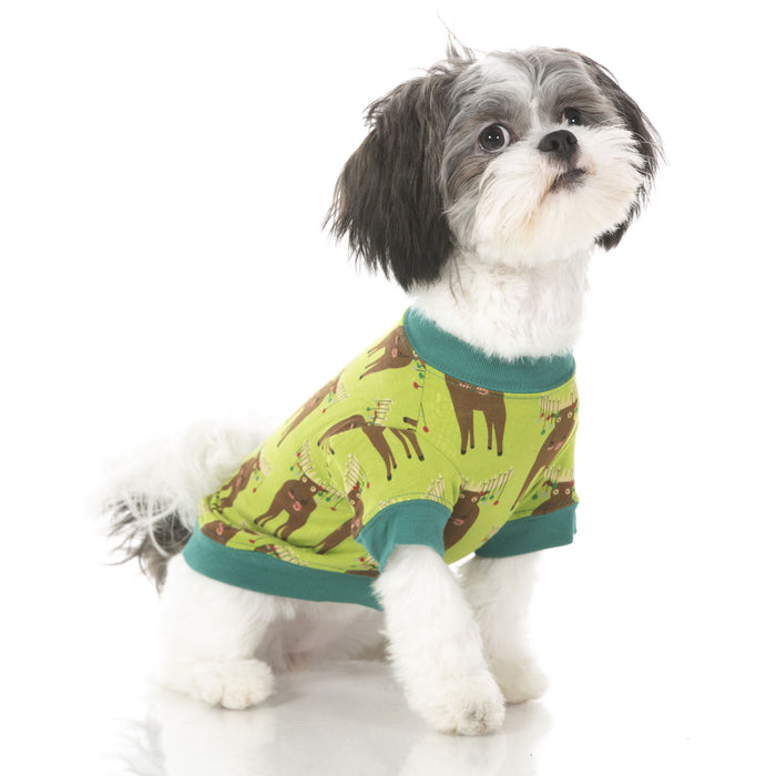 Kickee Pants Dog Tee Meadow Bad Moose