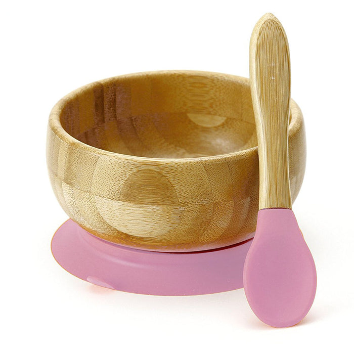 Avanchy Bamboo Suction Baby Bowl and Spoon