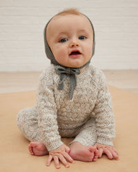 Quincy Mae Cozy Heathered Knit Pant - Fern