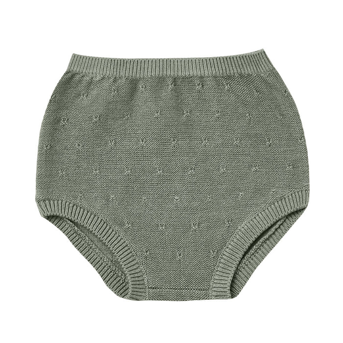 Quincy Mae Organic Knit Bloomers - Basil