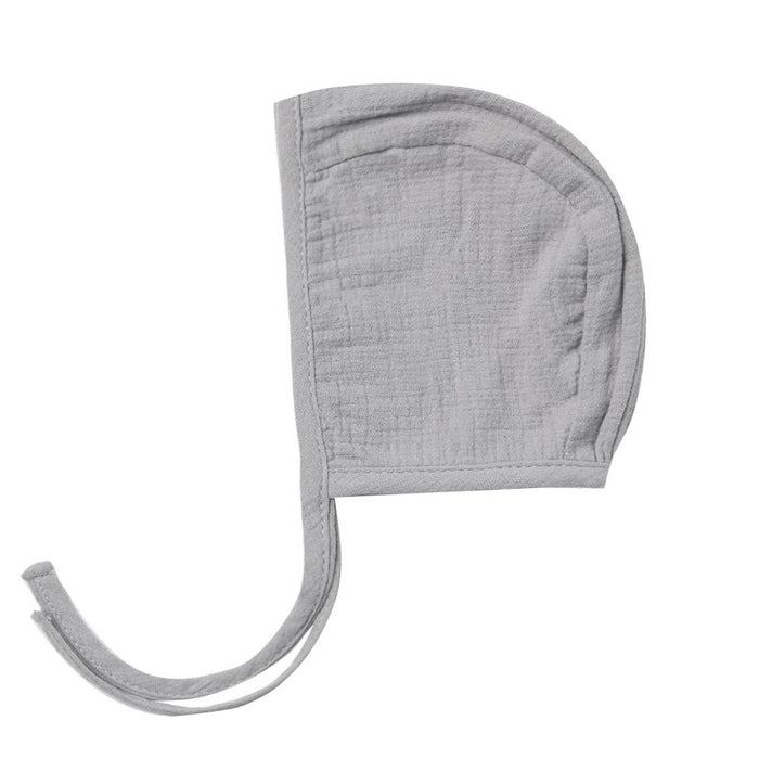 Quincy Mae Organic Woven Baby Bonnet - Periwinkle
