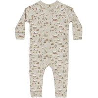Rylee + Cru Organic Jersey Long John - North Pole