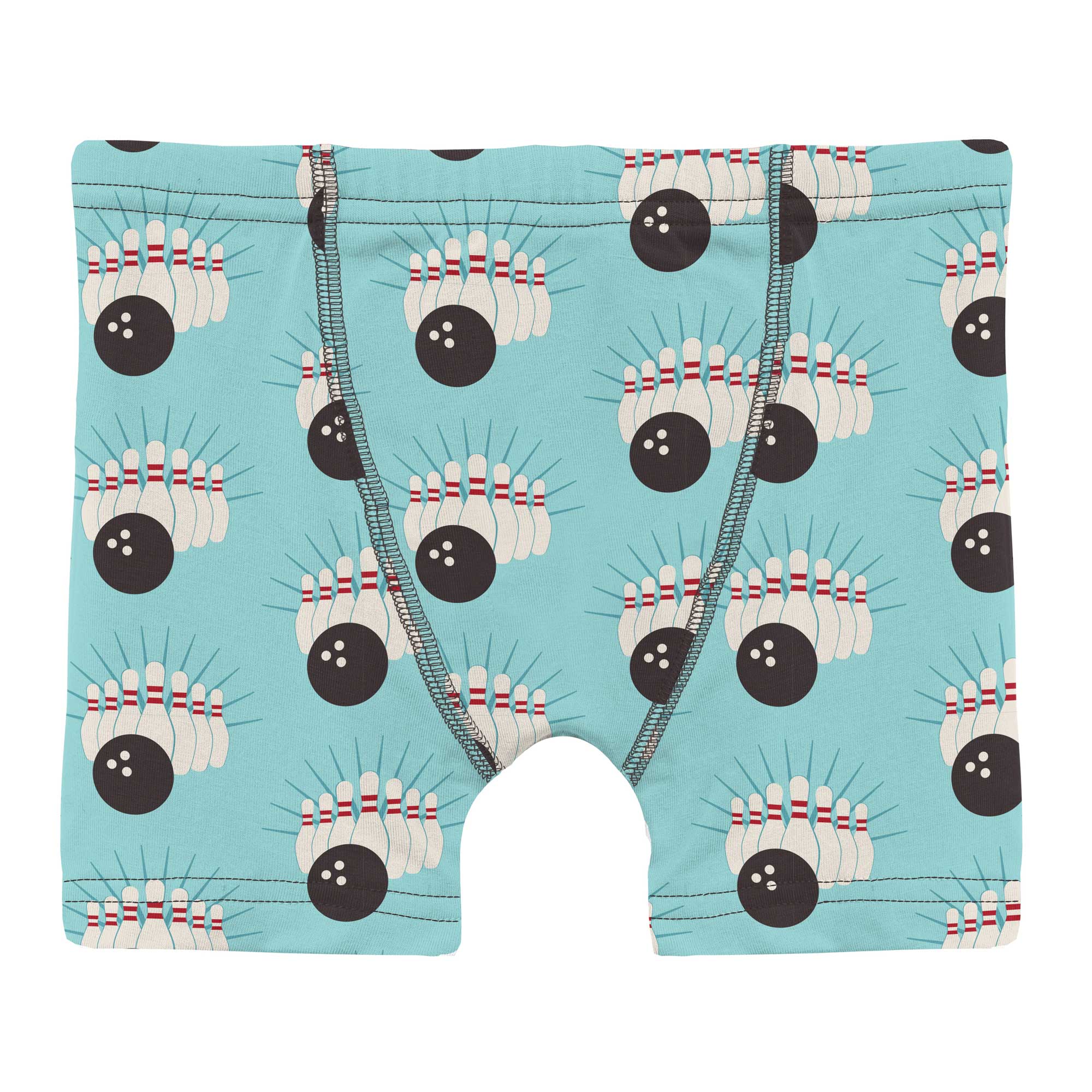 Kickee Pants Boy's Boxer Brief - Summer Sky Bowling