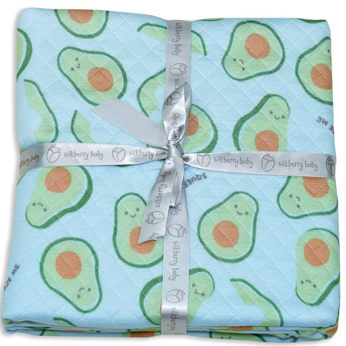 Silkberry Baby Bamboo Extra Large Quilted Blanket Avocado 