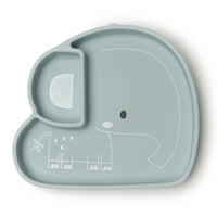 Loulou Lollipop Silicone Suction Snack Plate - Elephant