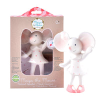 Tikiri Toys Natural Rubber Squeaky Toy - Meiya the Mouse