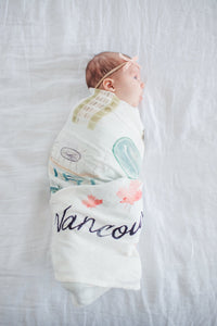 Loulou Lollipop Bamboo Muslin Swaddle Blanket Vancouver