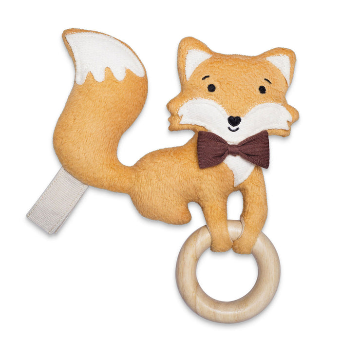Apple Park Organic Cotton Plush Teething Toy Fox