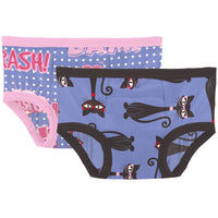 Kickee Pants Training Pants Set - Forget Me Not Comic Onomatopoeia & Forget Me Not Cool Cats
