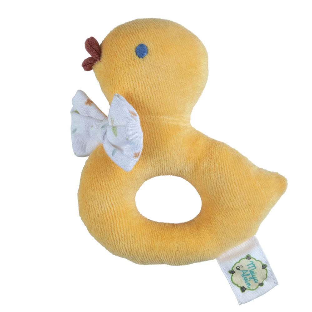 Tikiri Toys Organic Baby Rattle - Tara the Duck