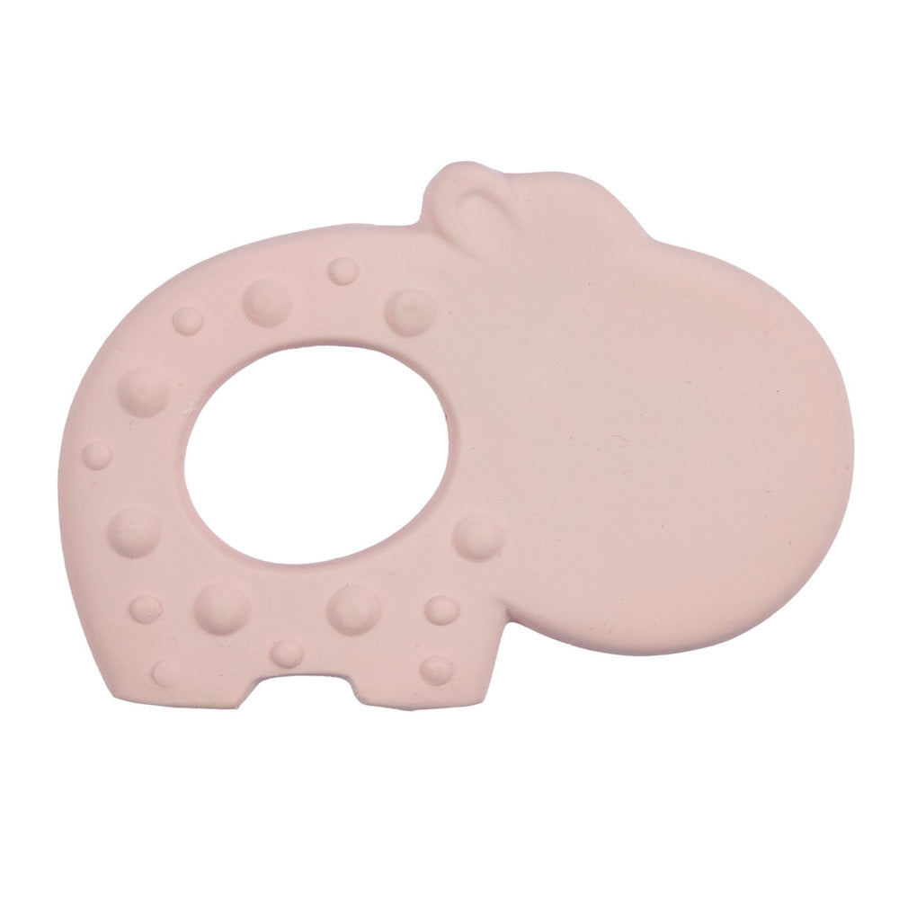 Tikiri Toys Natural Rubber Teether - Hippo