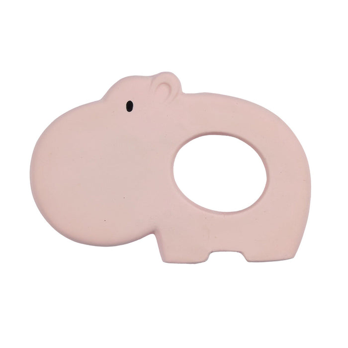 Tikiri Toys Natural Rubber Teether - Hippo