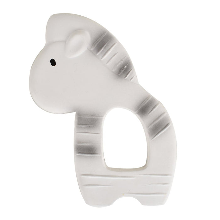 Tikiri Toys Natural Rubber Teether - Zebra