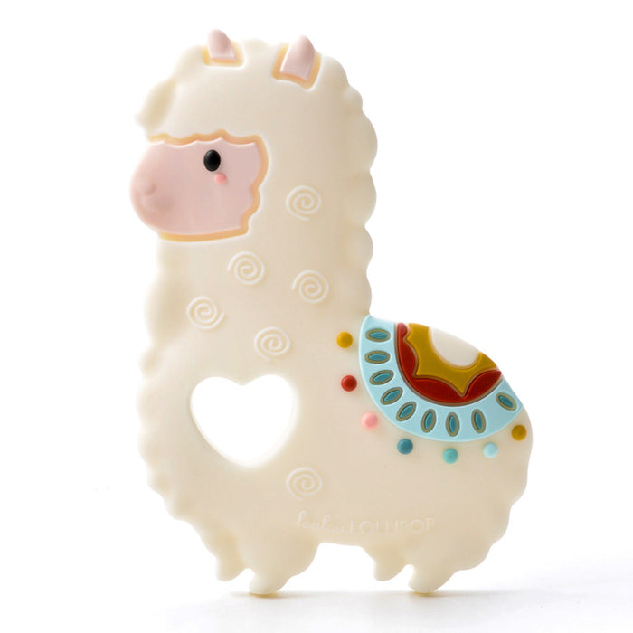 Loulou Lollipop Silicone Teether Llama