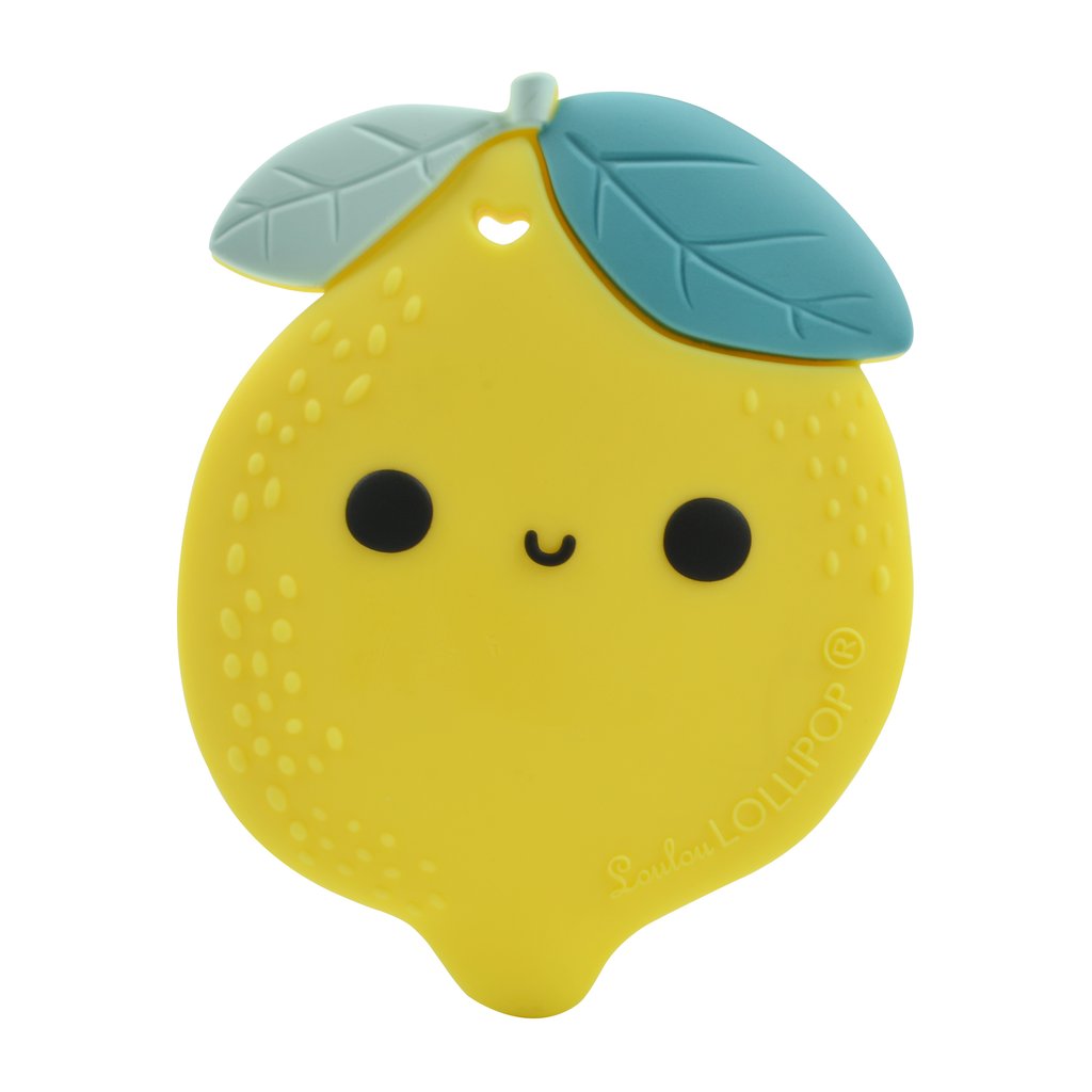 Loulou Lollipop Silicone Teether Lemon