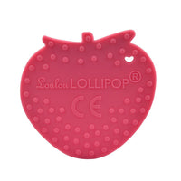 Loulou Lollipop Silicone Teether Strawberry