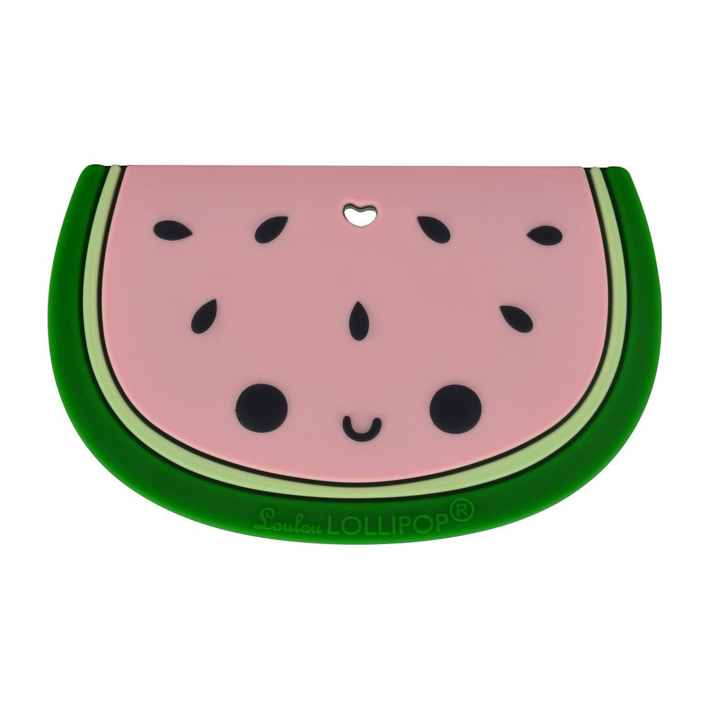 Loulou Lollipop Silicone Teether Watermelon