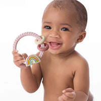 Itzy Ritzy Silicone Rattle Teether Rainbow