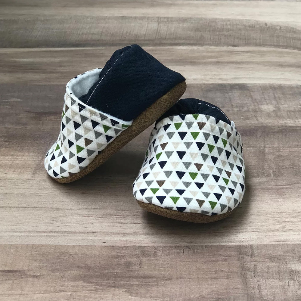Baby Moccasins - Triangles