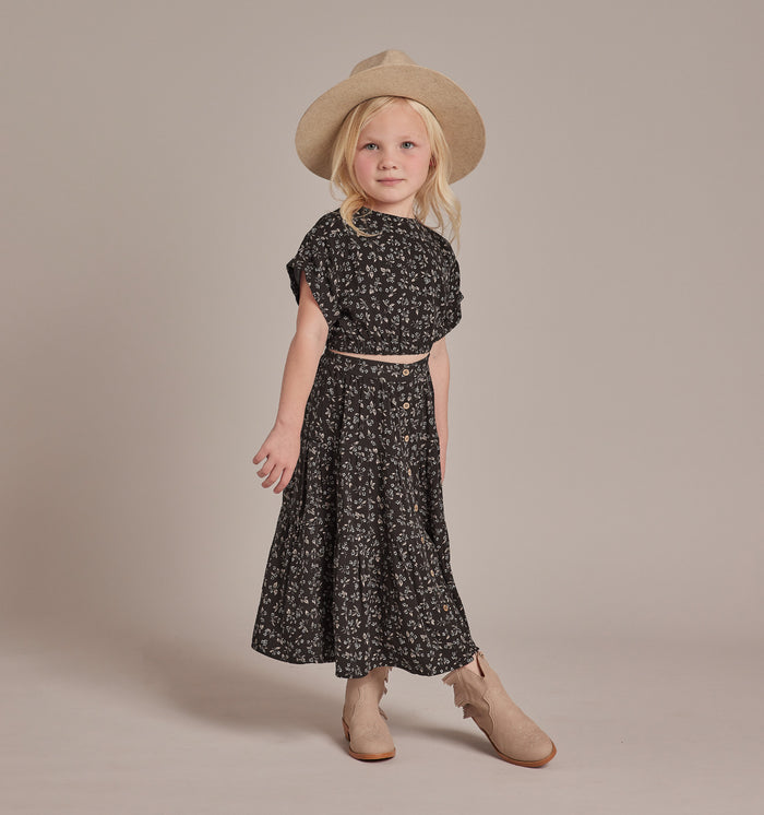 Rylee + Cru Joelle Top - Dark Floral