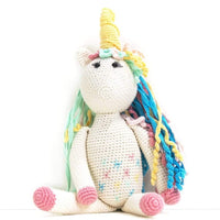 Bebemoss Organic Hand Knit Toy Rose the Unicorn